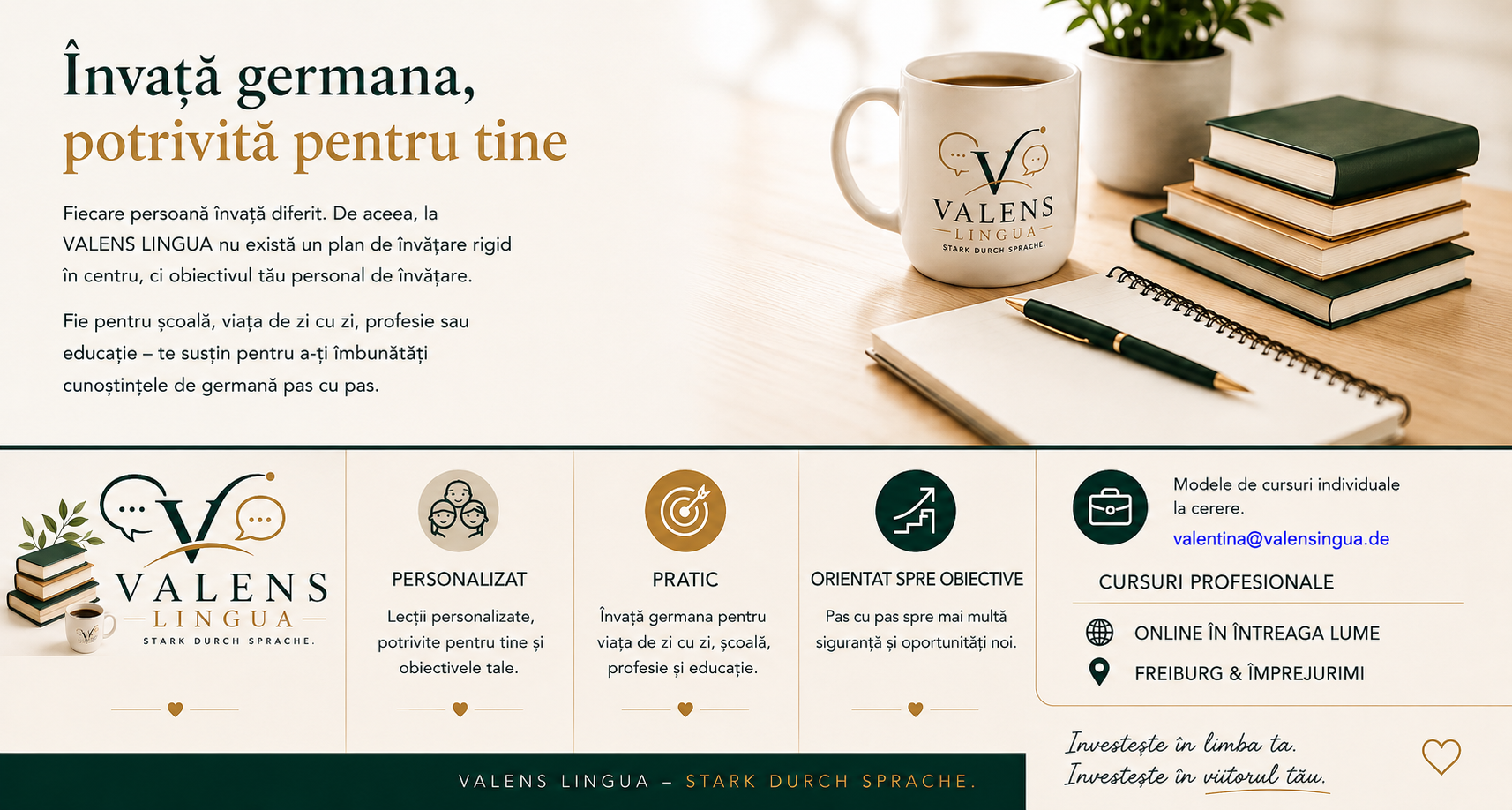 VALENS LINGUA – cursuri de germană personale, practice și orientate spre obiective